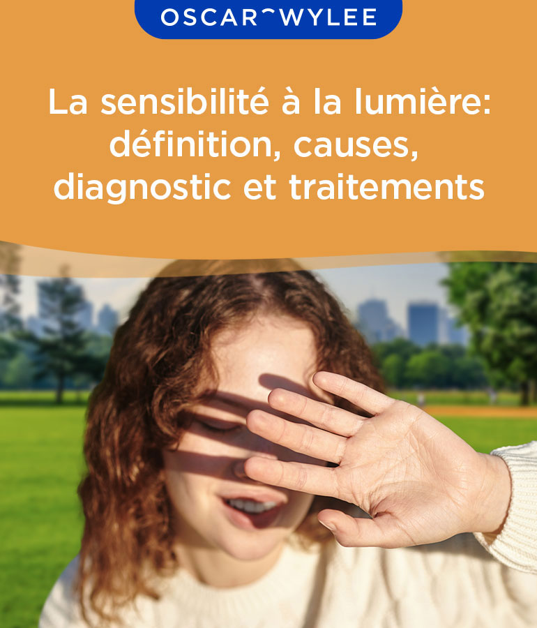 La sensibilité soudaine à la lumière : causes, traitements et prévention