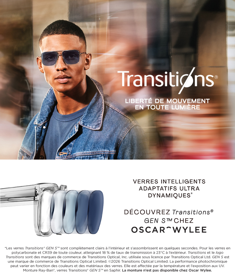 Les verres Transitions® 