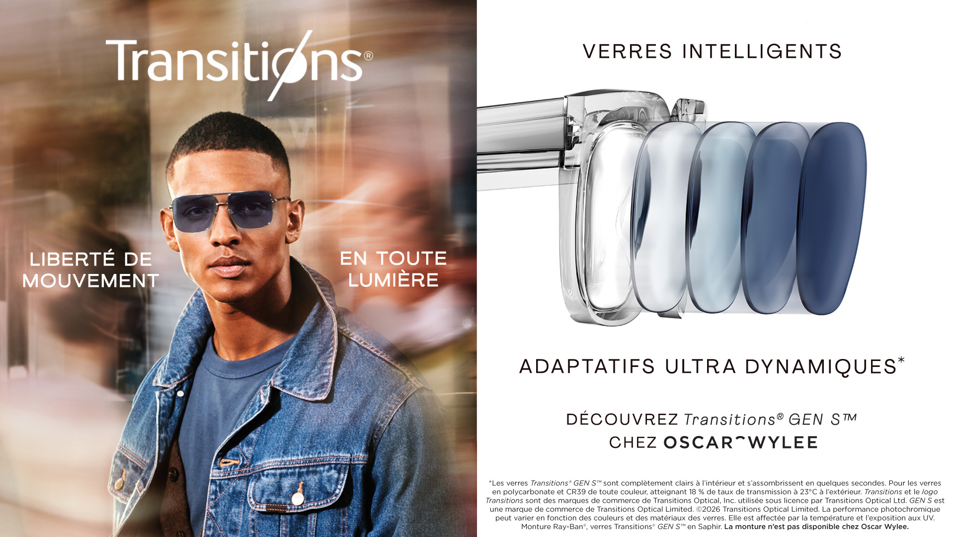 Les verres Transitions® 