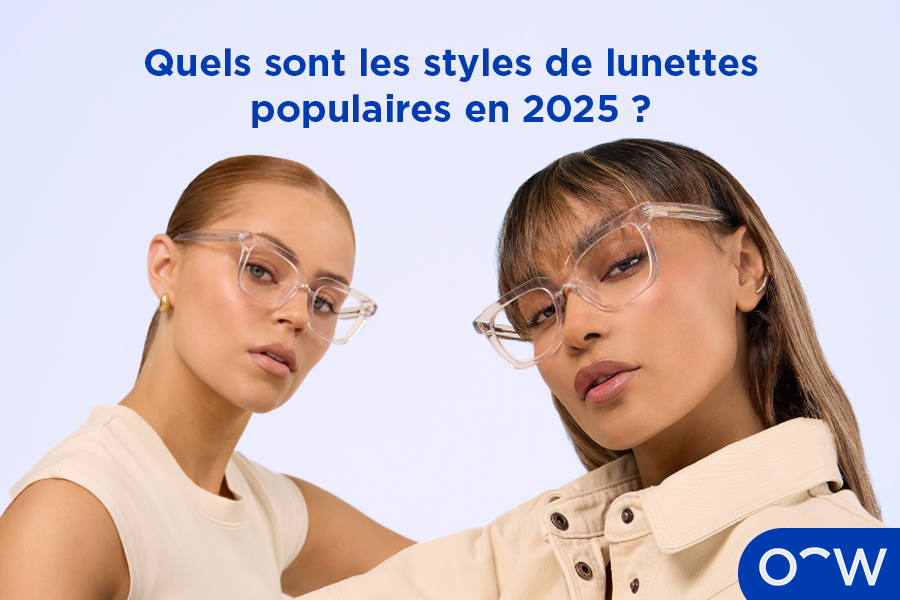 Une femme qui porte des lunettes tendance en 2025