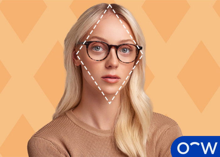 Diamond face model photo