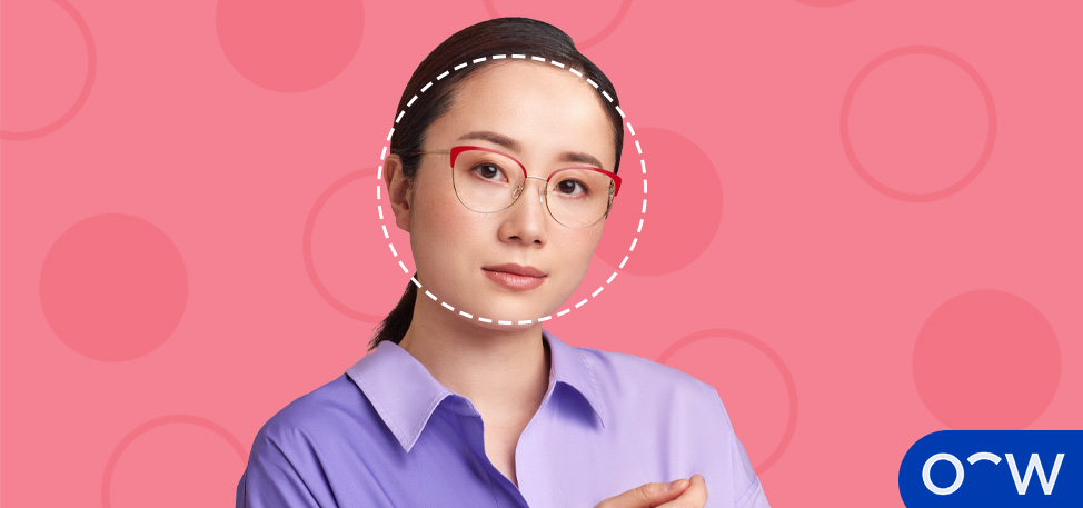 Round face model picture