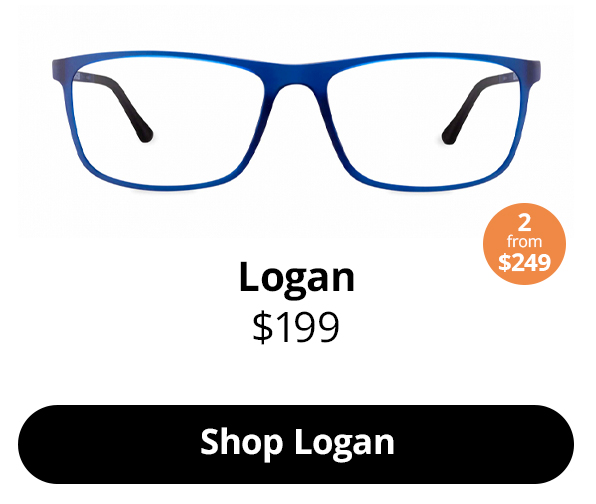 Logan optical glasses in Primary Blue