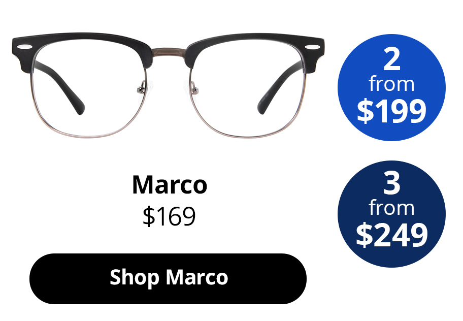 Marco optical glasses in Clear Crystal