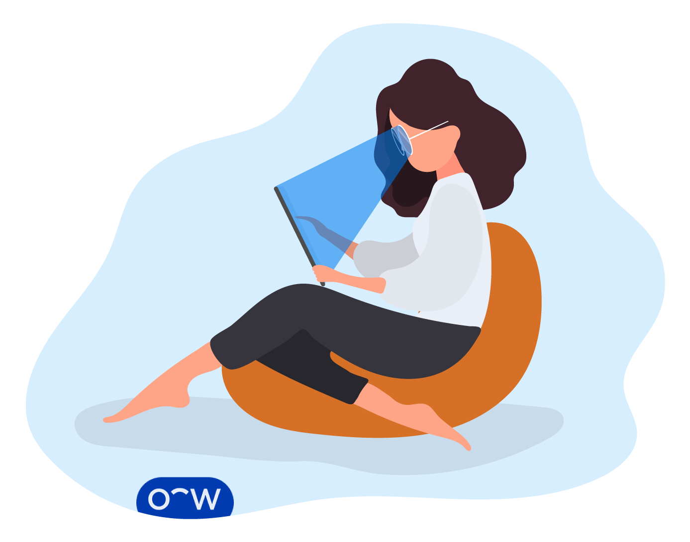 Best blue light blocking glasses displayed at Oscar Wylee