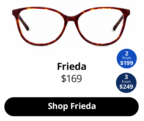 Frieda optical glasses in Clear Crystal