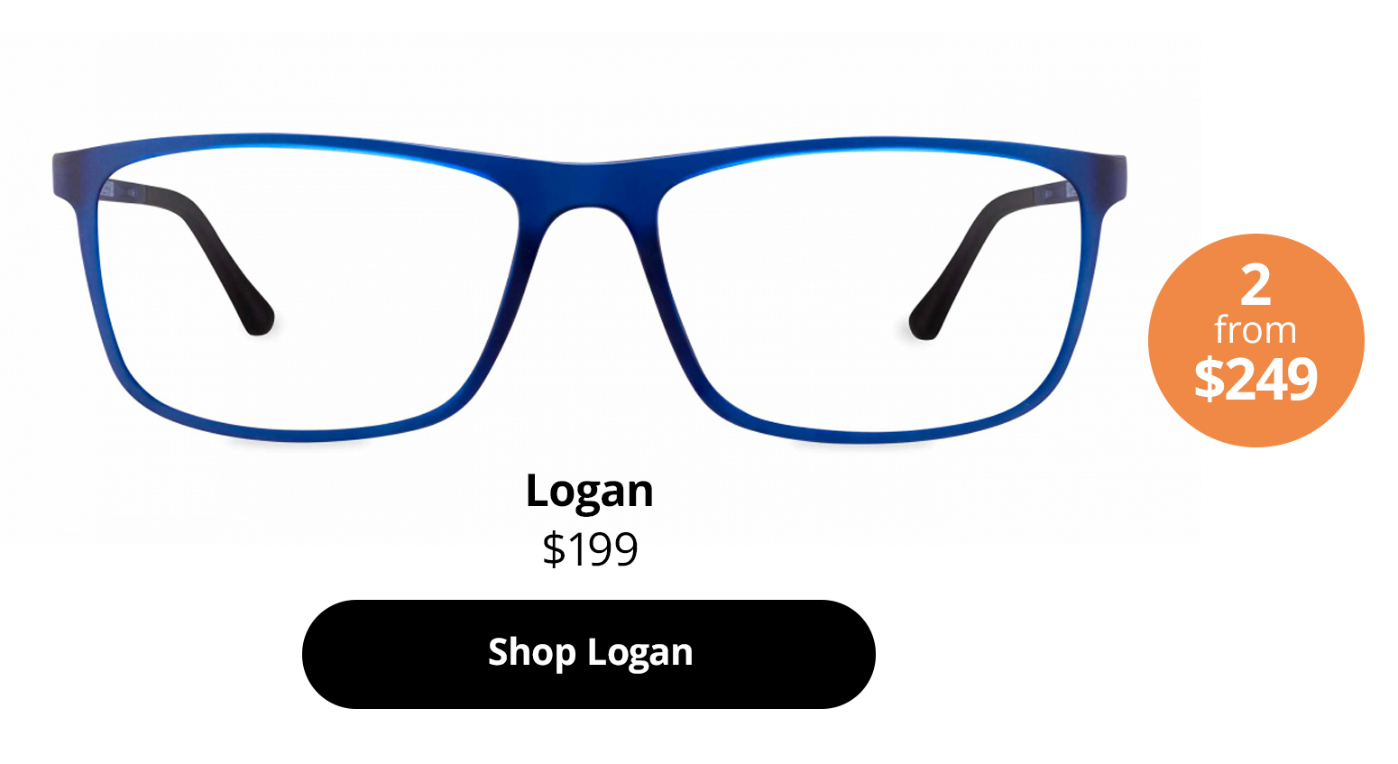 Logan optical glasses in Primary Blue