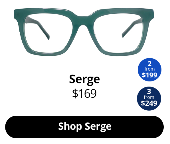 Serge optical glasses in Jade