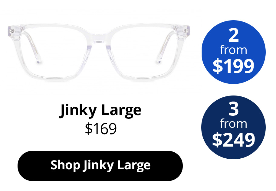 Jinky Large Optical Glasses
