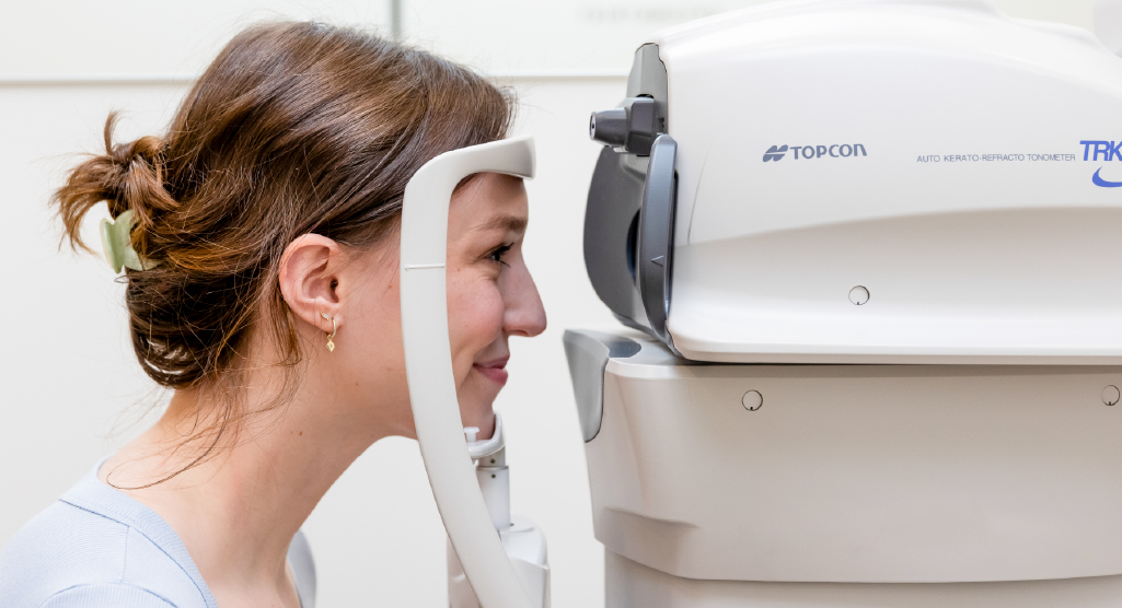 book eye exam image