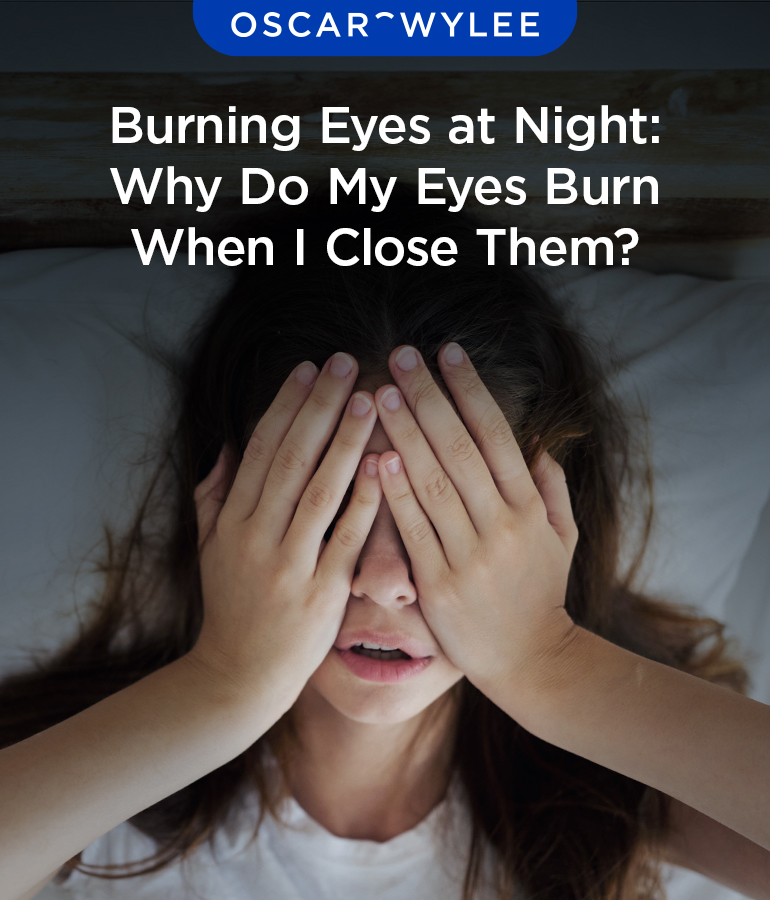 Burning Eyes at Night