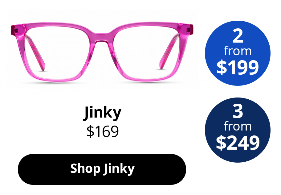 Jinky in Electric Pink Frame