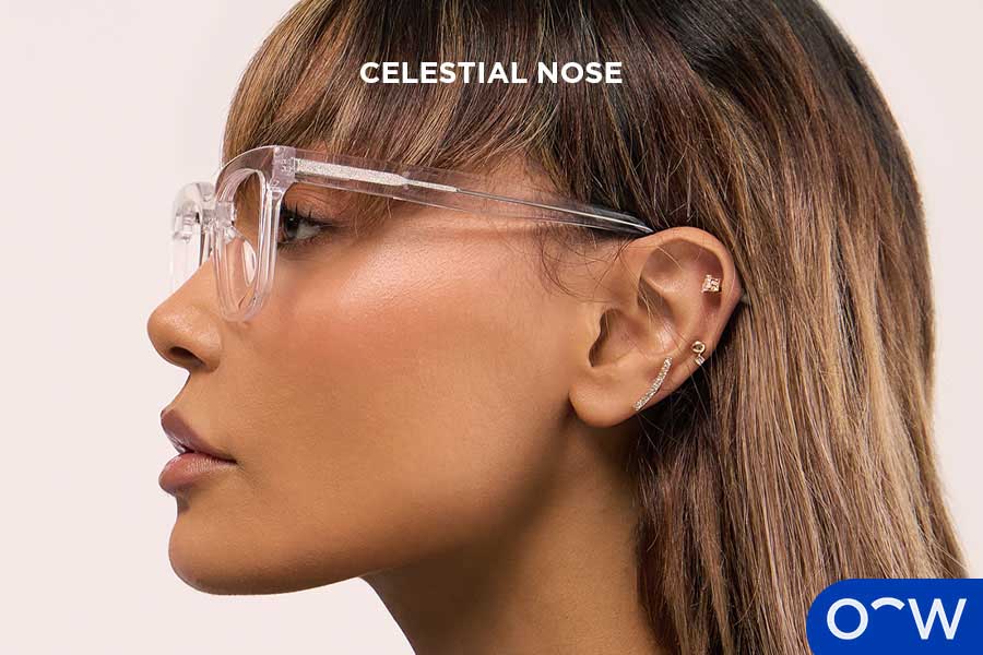 An example of a woman with a celestial nose.