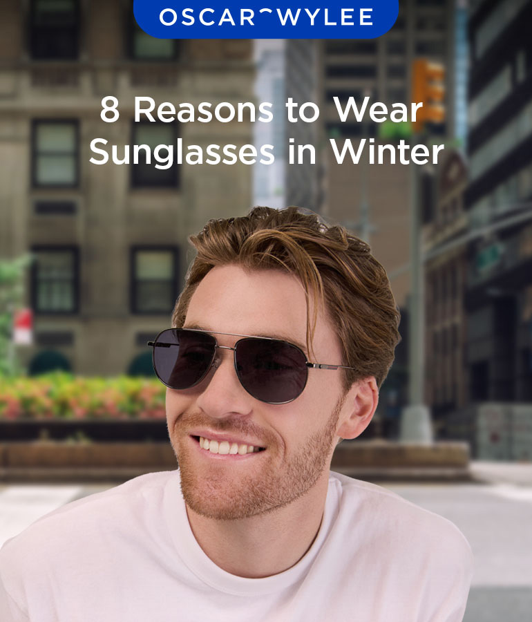 Wearing Sunglasses During Winter.