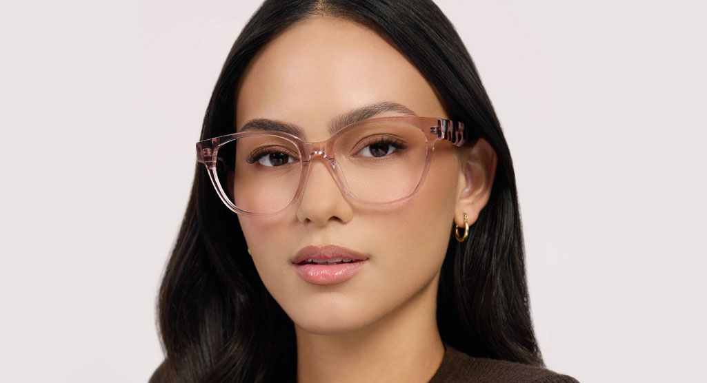 Female Wearing Oscar Wylee Canada Acetate Glasses
