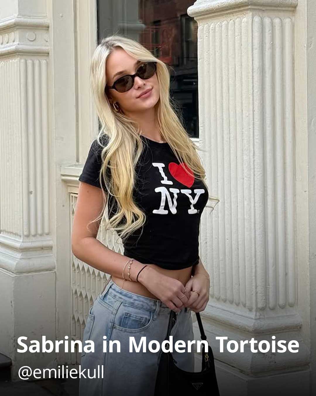 Oscar Wylee @amiliekull in Sabrina Modern Tortoise.